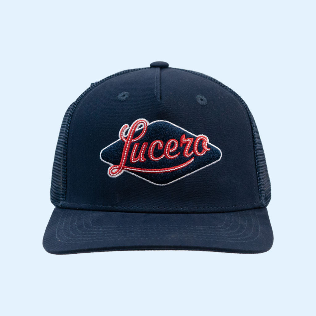 Lucero Merch 2026 Lucero X Memphis Redbirds Trucker Hat Gifts For Music Enthusiasts