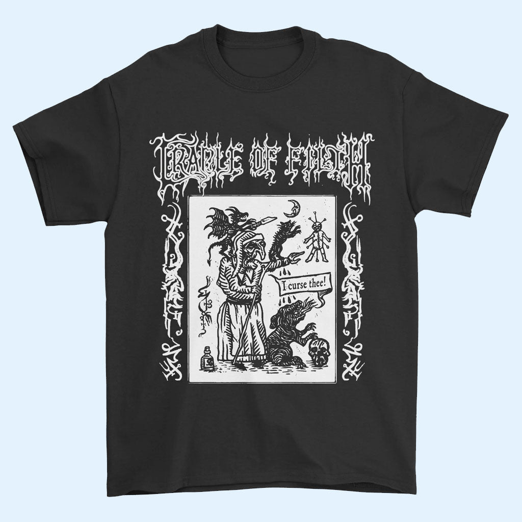 Night Shift Merch 2026 Cradle Of Filth I Curse Thee T-Shirt Cradle Of Filth Merch Fan Gifts