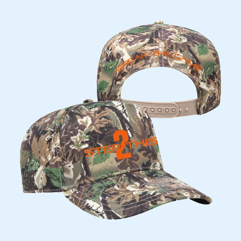 Night Shift Merch 2026 Step 2 This Break The Game Camo Hat Embroidered Gifts For Husband