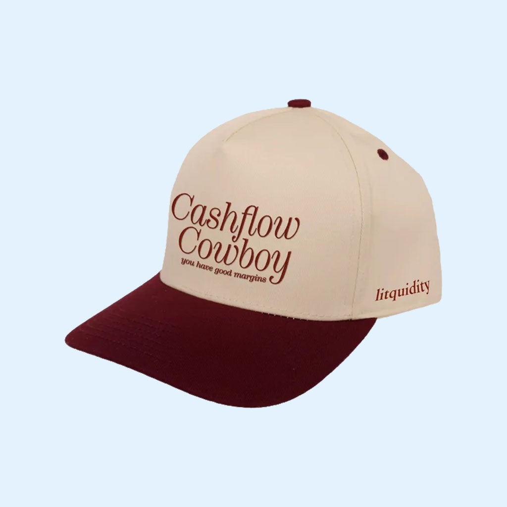 Litquidity Merch 2026 Litquidity Two Tone Hat Cashflow Cowboy Hat Gifts Ideas