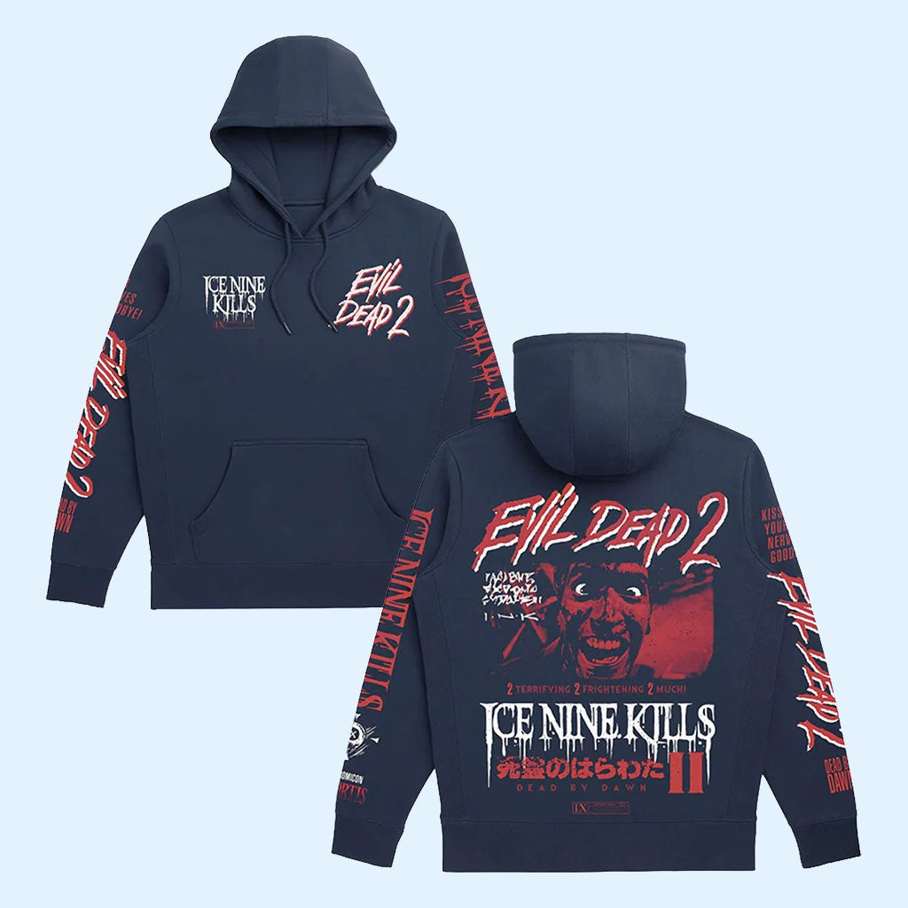 Ice Nine Kills Merch 2026 Dead By Dawn Hoodie INK X Evil Dead 2 Merch Gifts For Horror Fans