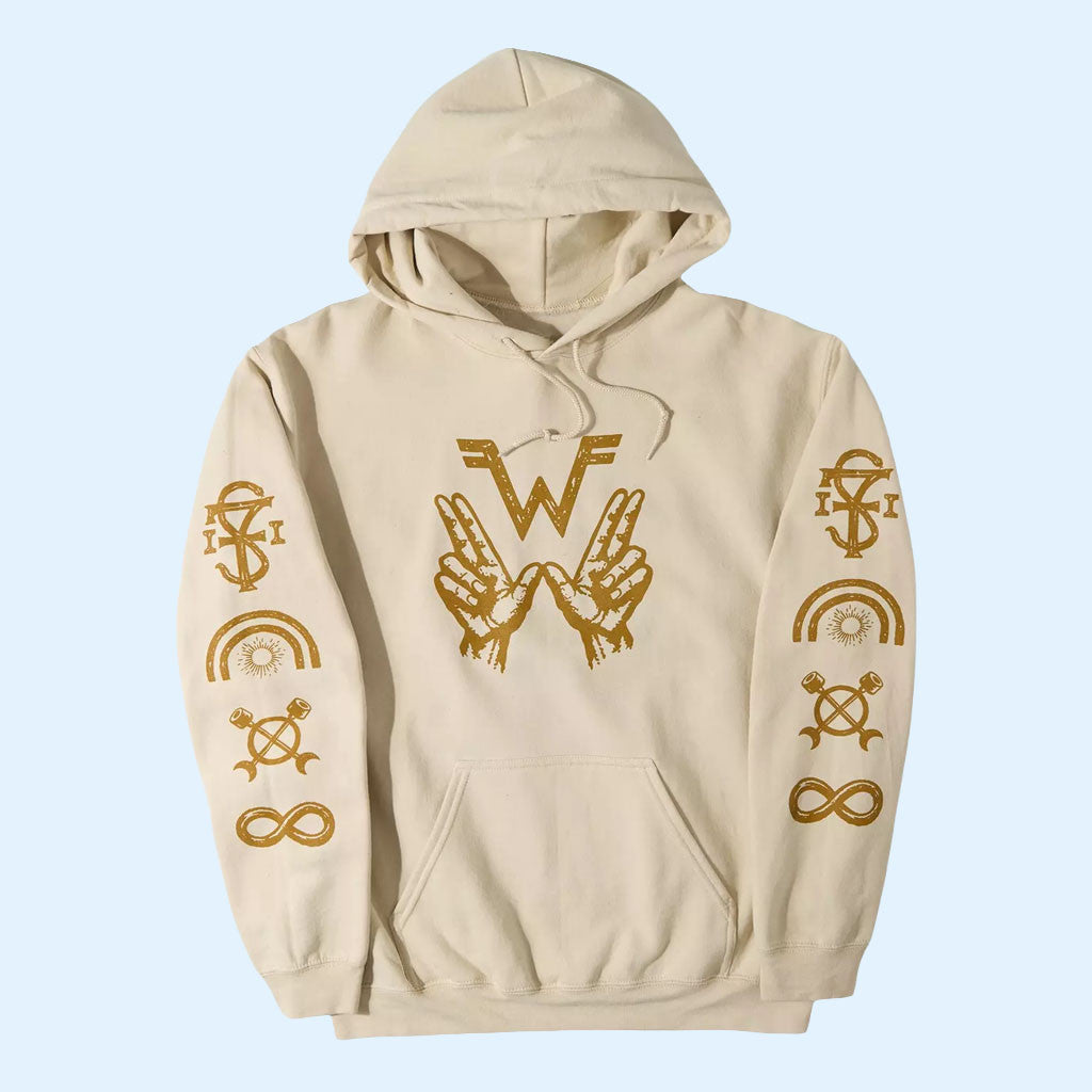 Weezer Merch 2026 Weezer Symbols Hoodie Best Gifts For Rock Music Lovers