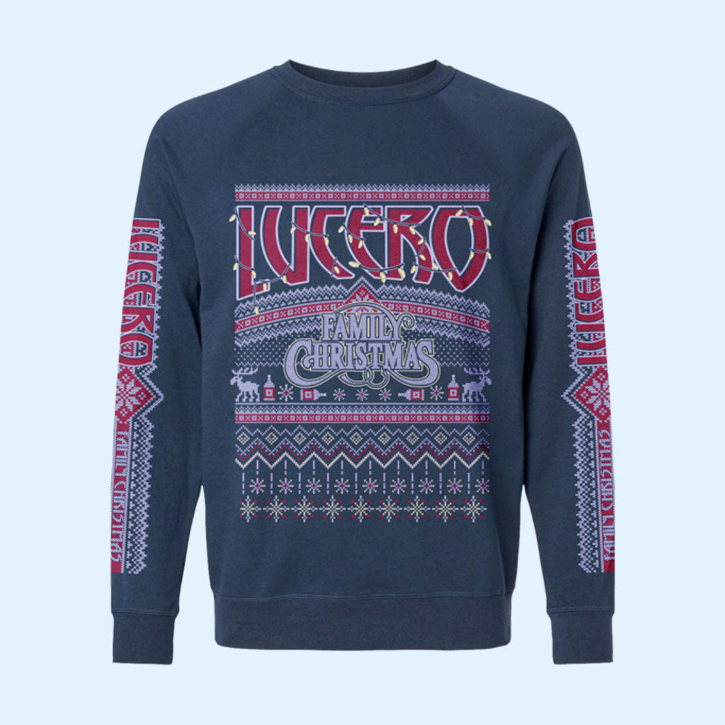 Lucero Merch 2026 Family Christmas Crewneck Sweatshirt Best Xmas Gift For Friend