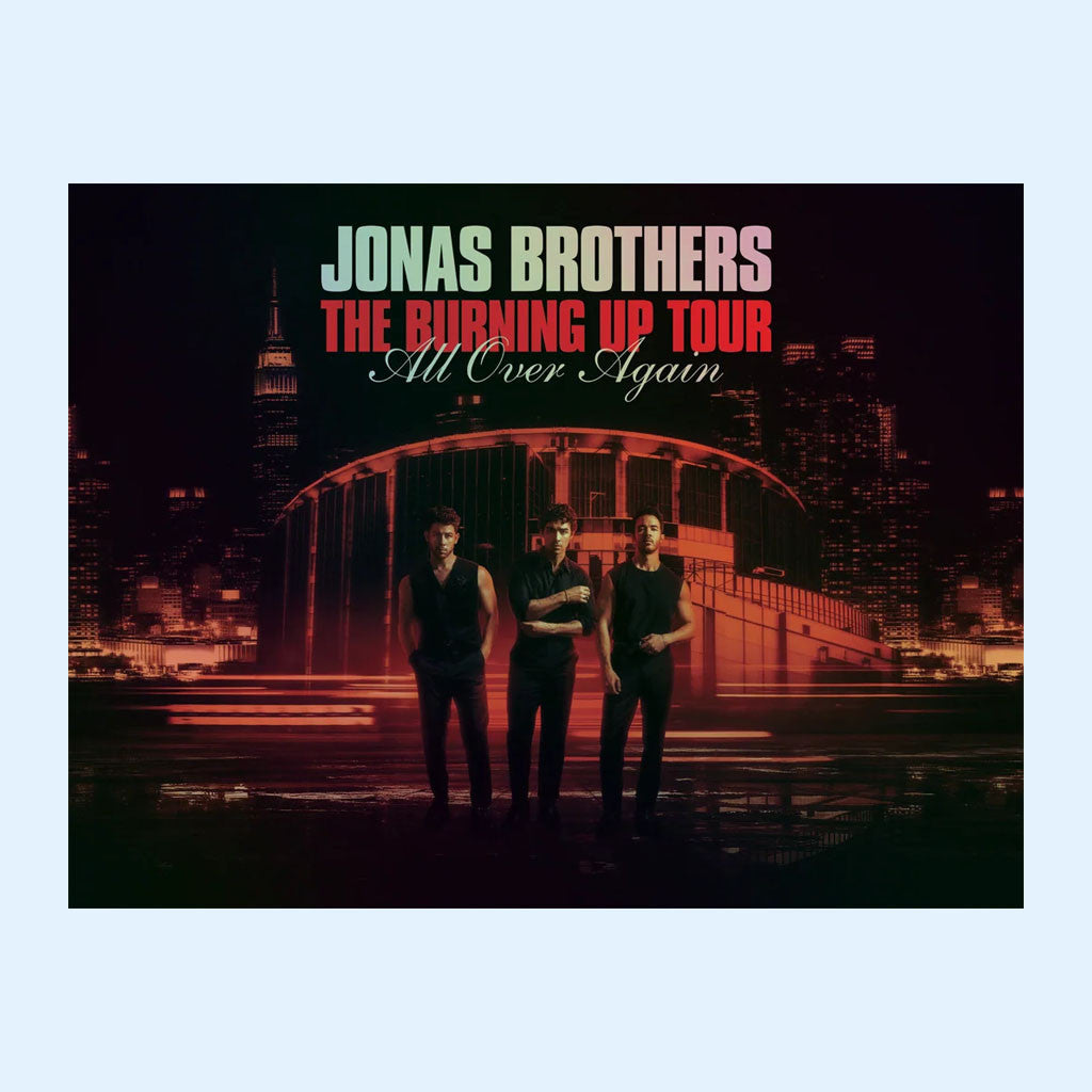 Jonas Brothers Merch 2026 MSG Burning Up Poster Jonas Brothers Tour Poster Wall Art Decor