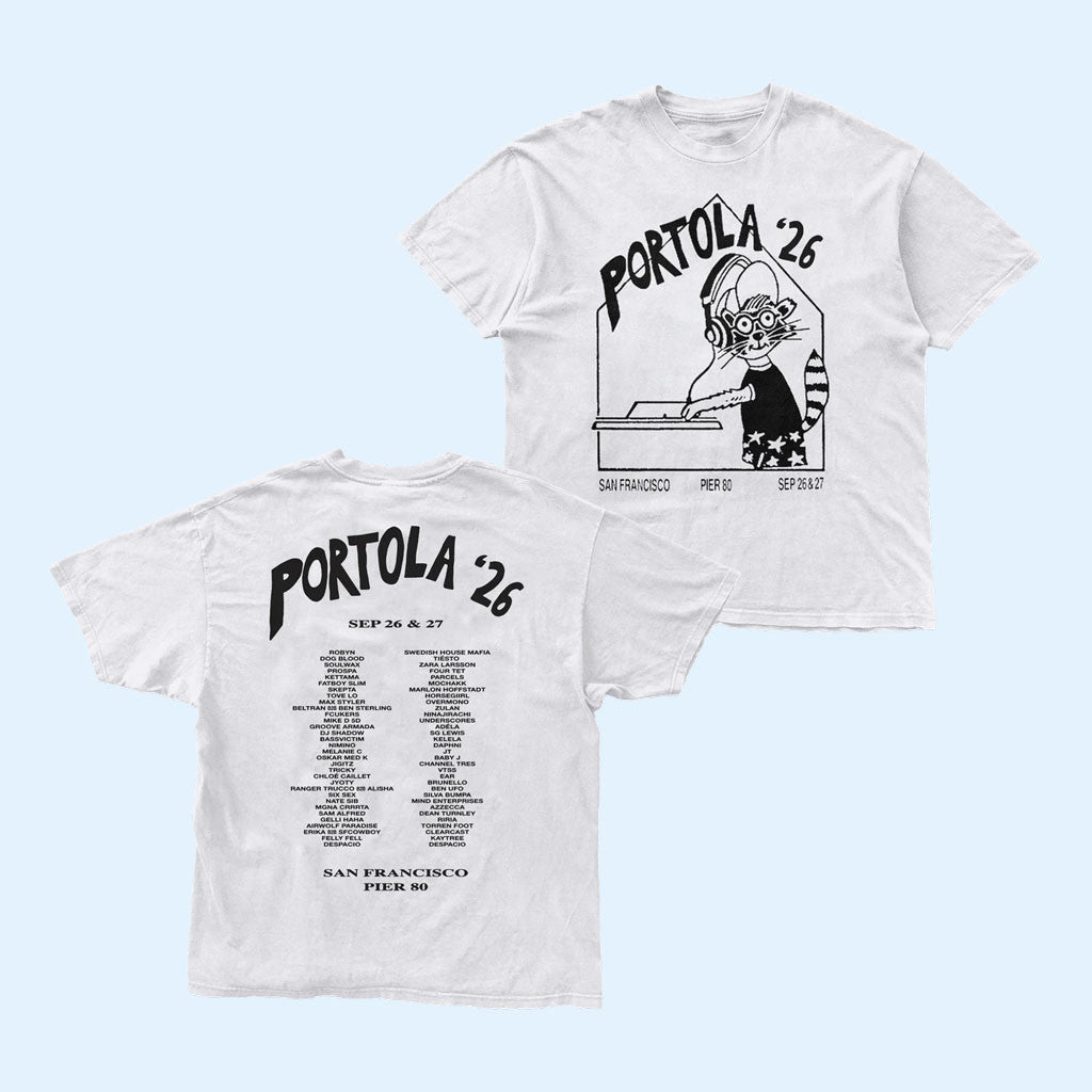 Portola Music Festival Merch Spinnin' 2026 Lineup T-Shirt Music Related Gifts For Guys