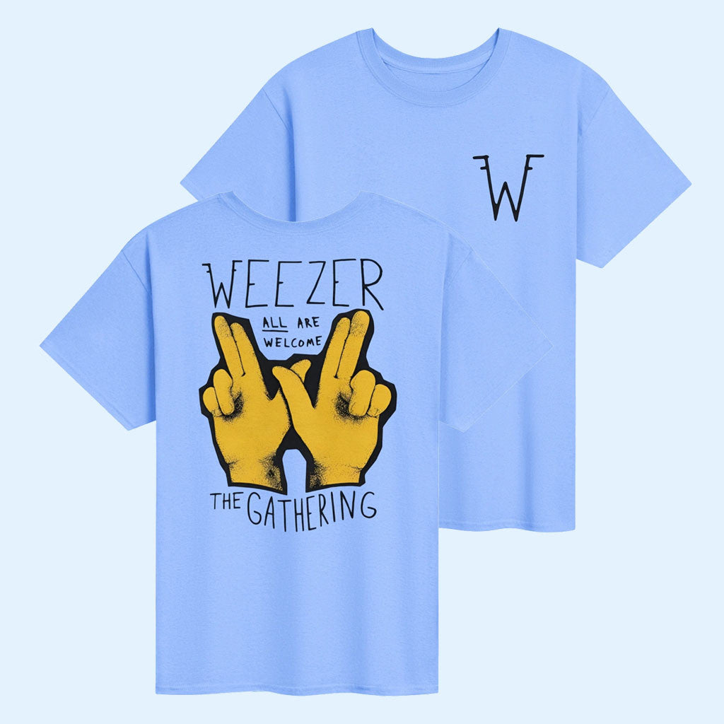 Weezer Merch 2026 All Are Welcome T-Shirt Weezer The Gathering Tour Merch Music Fan Gifts