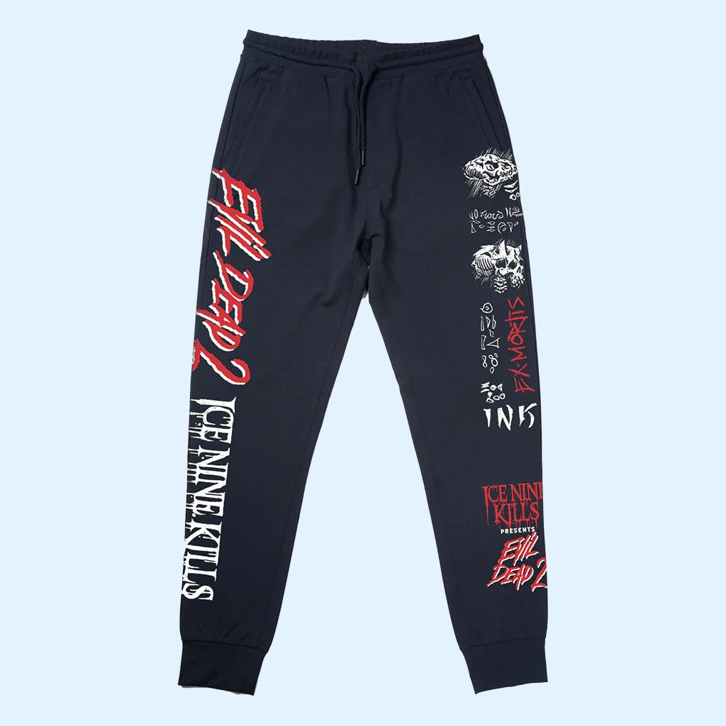 Ice Nine Kills Merch 2026 Dead By Dawn Joggers INK X Evil Dead 2 Merch Present For Fans