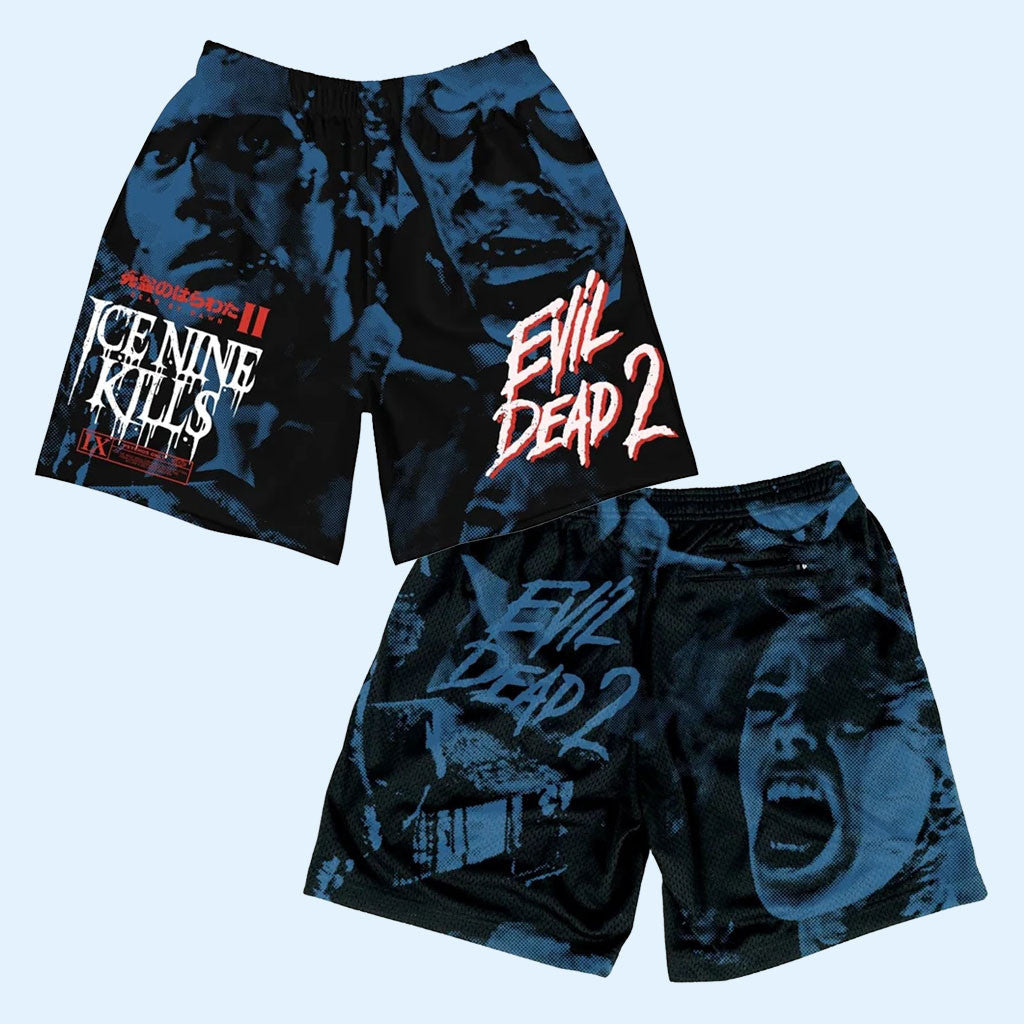Ice Nine Kills Merch 2026 Splatterfest Shorts INK X Evil Dead 2 Merch Gift For Horror Lovers
