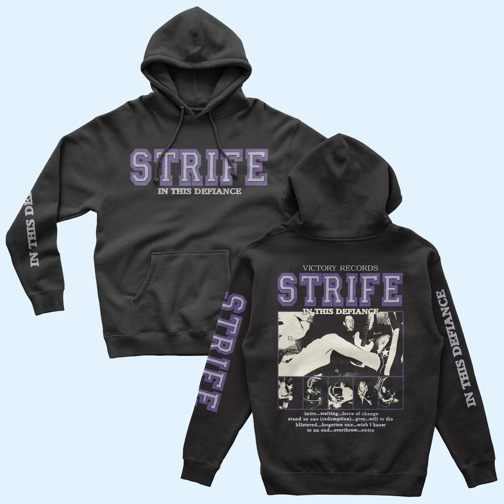 War Records Merch 2026 Strife In This Defiance Hoodie Strife Band Merch Music Fan Gifts