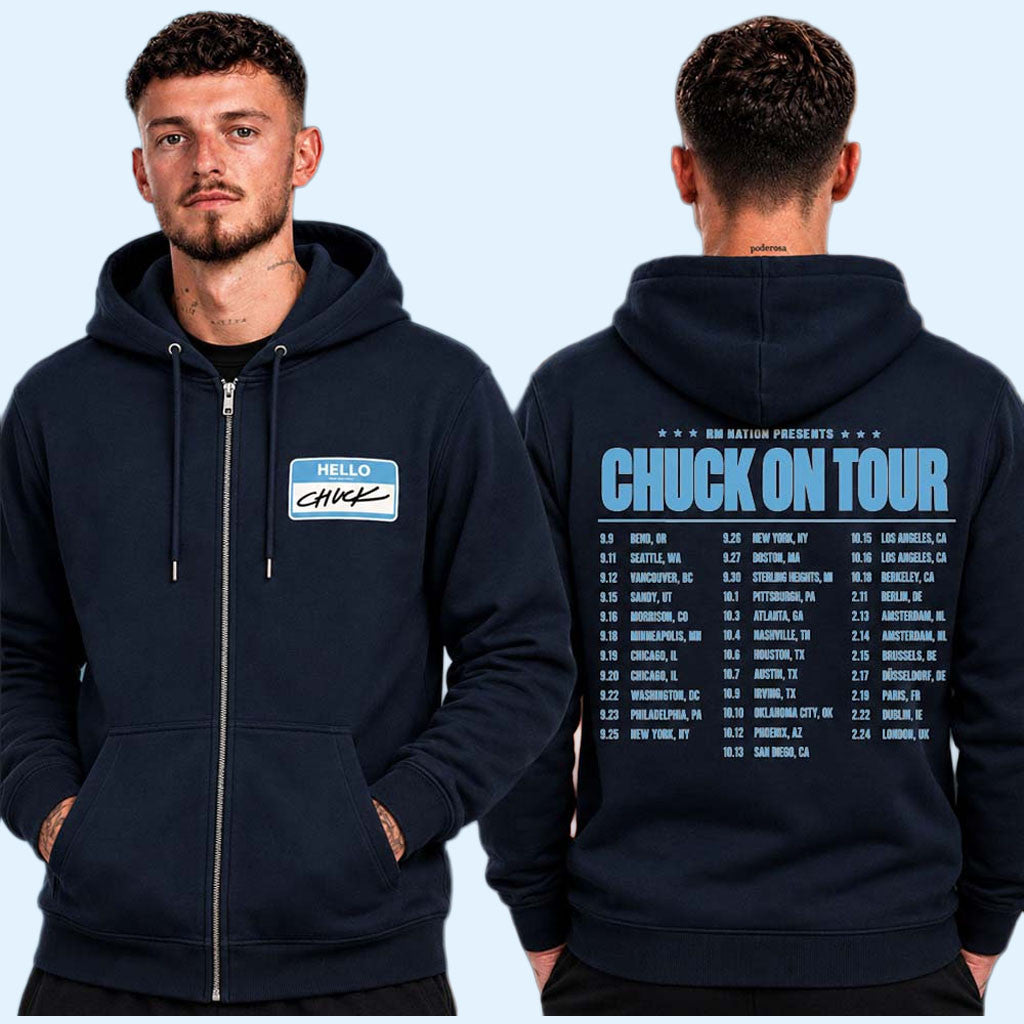 Role Model Chuck On Tour Merch 2026 Hello Check Tour Dates Zip Hoodie Present For Music Lovers
