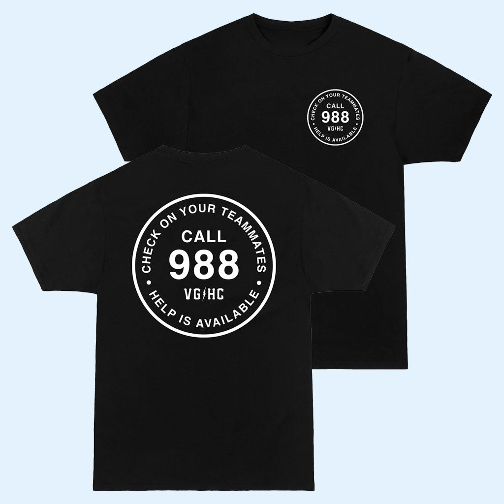 Violent Gentlemen Hockey Club Merch 2026 Stamp T-Shirt Call 988 VG HC Shirt Gift For Brothers