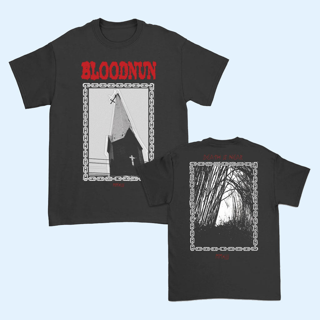 Frank Iero Merch 2026 Church T-Shirt Black Bloodnun Shirt Gifts For Music Lovers