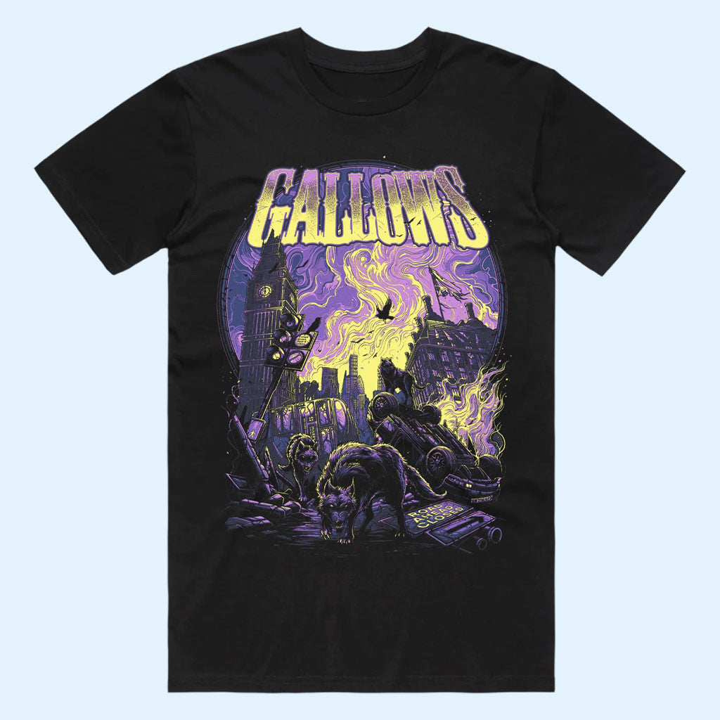 Gallows Merch 2026 Grey Britain By Dan Mumford T-Shirt Gift Ideas For Friends