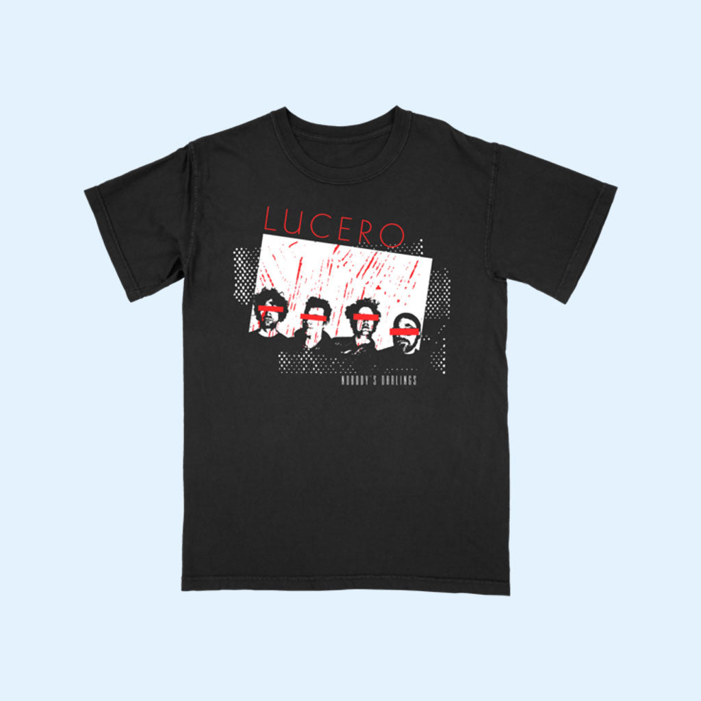 Lucero Merch 2026 Nobody's Darlings Anniversary T-Shirt Black Music Related Gifts