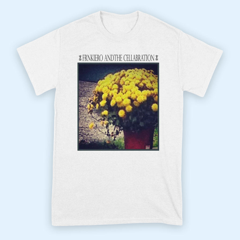 Frank Iero Merch 2026 Flowers T-Shirt Frank Iero And The Cellabration Shirt Gift For Music Fans