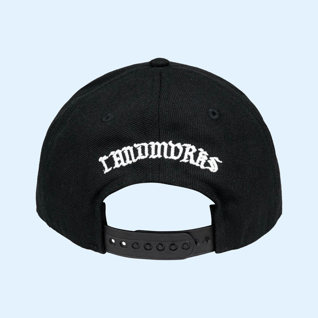 Landmvrks Merch 2026 Moth Snapback Hat Embroidered French Metalcore Band Hat Fan Gifts