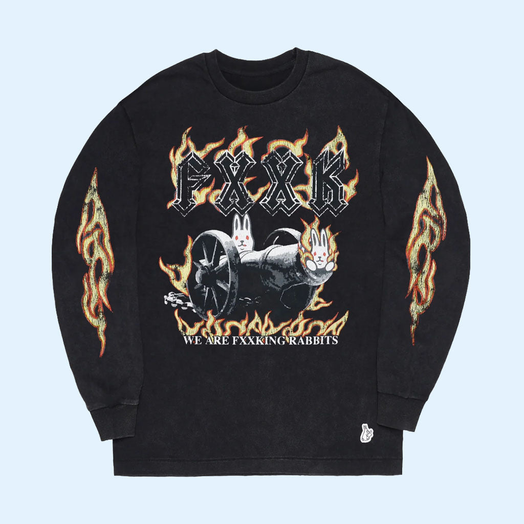 FR2 Merch 2026 Rabbit Fire Rabbit Long Sleeve T-Shirt Gift For Brothers