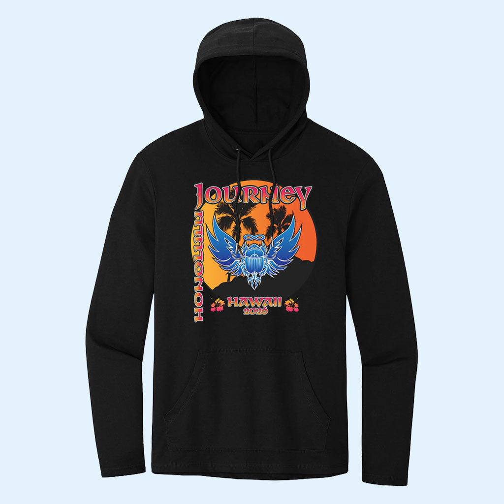 Journey Music Merch 2026 Black Hawaii Event Hoodie Gift Ideas For Music Lovers