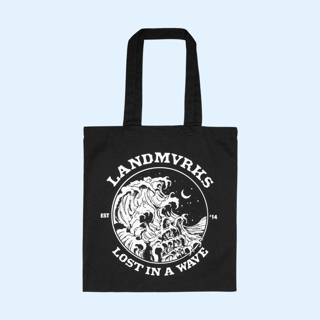 Landmvrks Merch 2026 Lost In The Waves Tote Bag Cool Gifts For Music Lovers