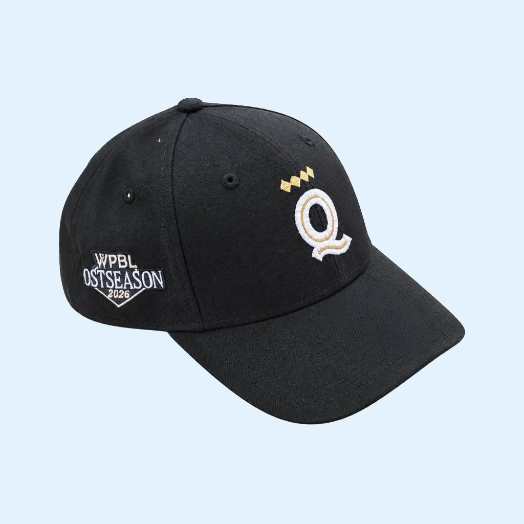 Women's Pro Baseball League Merch Los Angeles Queens 2026 WPBL Postseason New Era Hat Embroidered