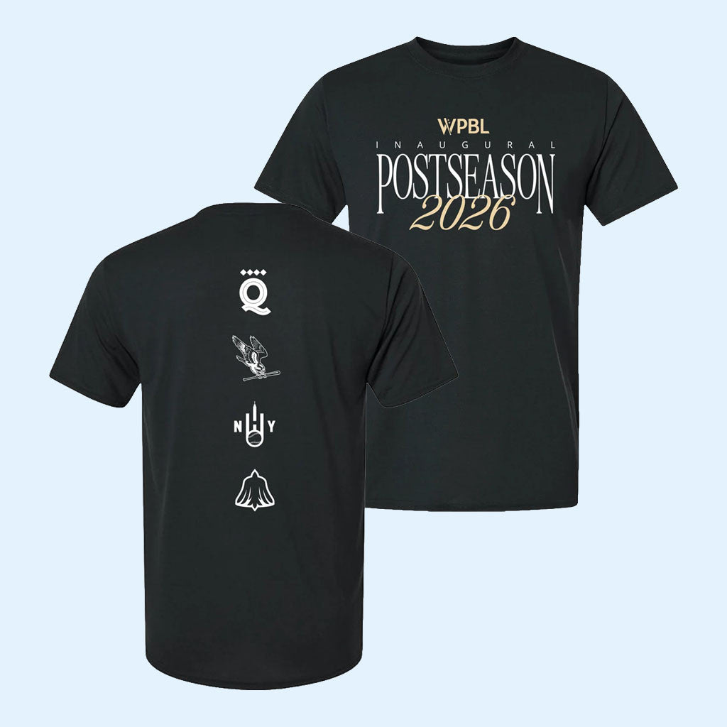 Women's Pro Baseball League Merch WPBL 2026 Postseason T-Shirt Black Gift For Baseball Fans
