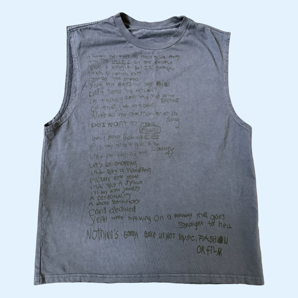Charli XCX Merch 2026 MFF Lyric Tank Top Best Present For Music Lovers