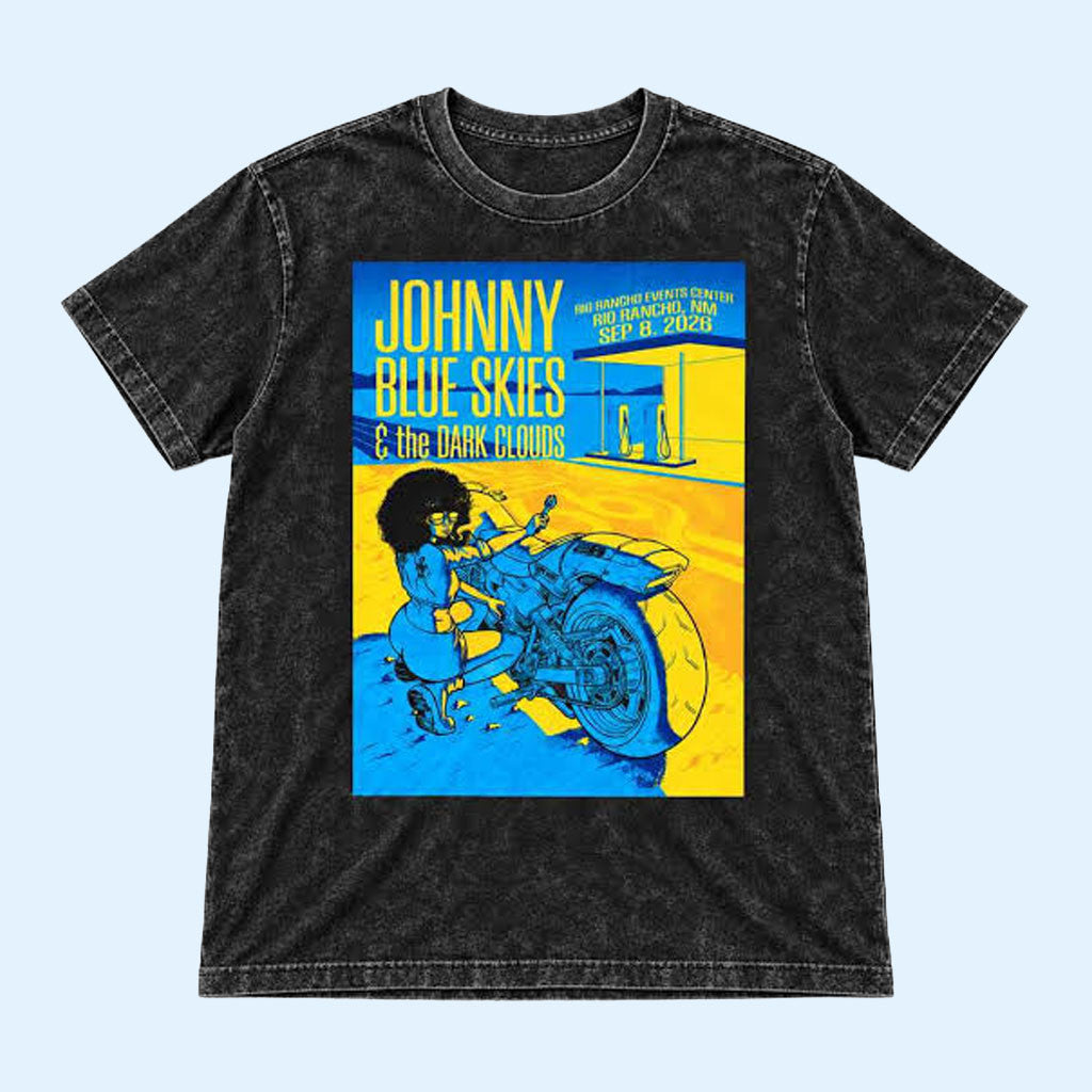 Johnny Blue Skies Merch Rio Rancho 2026 Concert T-Shirt Cool Gift For Music Lover