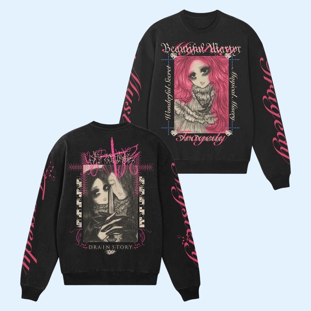 Bladee Merch 2026 Beautiful Martyr Crewneck Female Sweatshirt Gift For Music Lovers