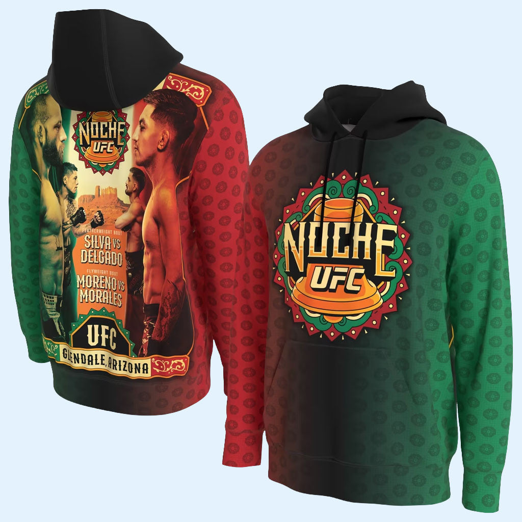 Noche UFC Merch 2026 ProSphere Noche UFC Hoodie Mexican Independence Day Gift For Him
