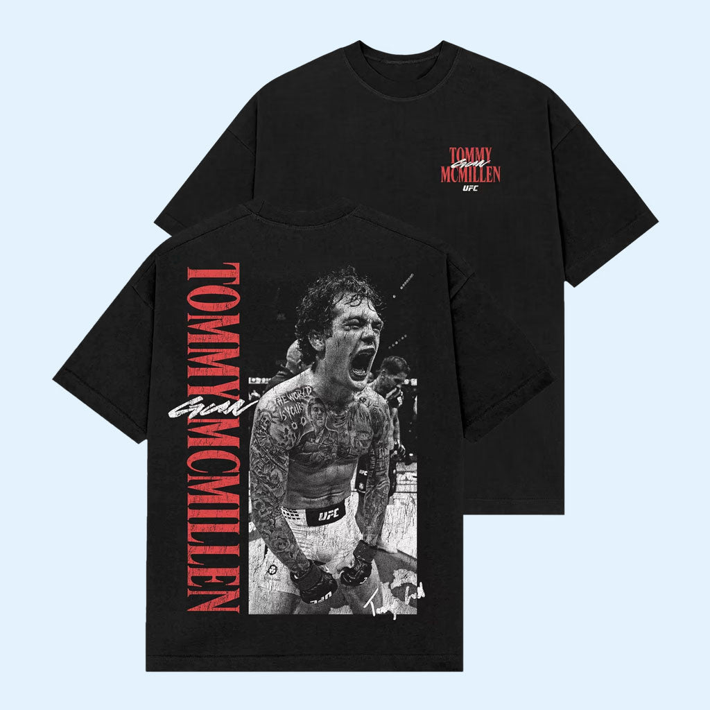 Noche UFC Merch 2026 UFC Tommy McMillen Say Hello T-Shirt Tommy McMillen Merch MMA Fan Gifts