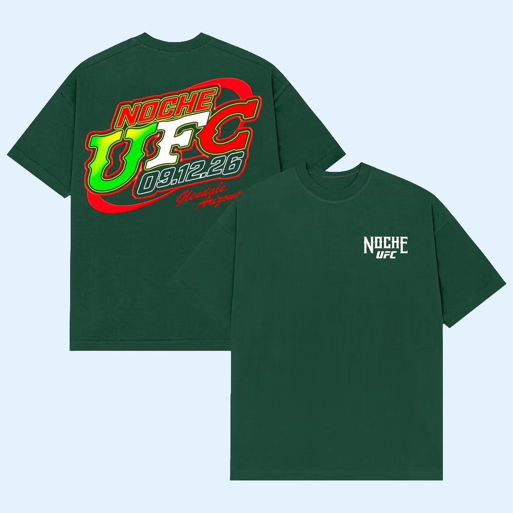 Noche UFC Merch 2026 Noche UFC Salsa Verde T-Shirt Birthday Gifts For Husband