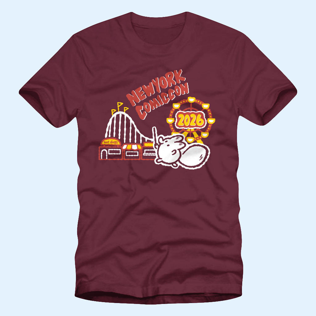 New York Comic Con Merch 2026 Anxiety Fox T-Shirt NYCC Merch Gifts For Sister