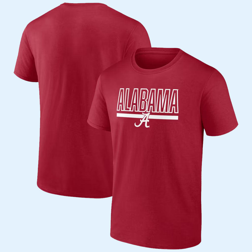 Alabama Crimson Tide Merch 2026 Alabama Crimson Tide Classic Inline Team T-Shirt Fan Gifts
