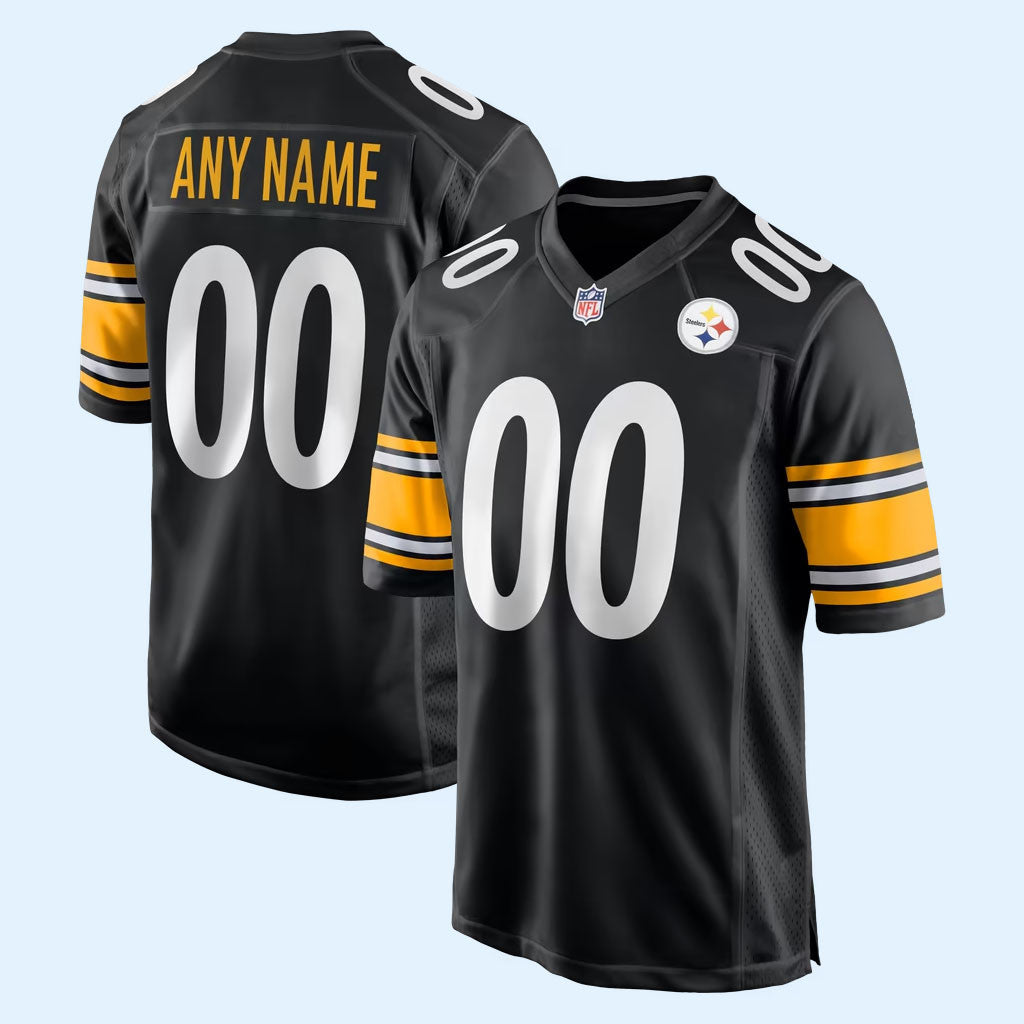 Custom Pittsburgh Steelers Merch 2026 Steelers Black Game Jersey Gift For Football Lovers