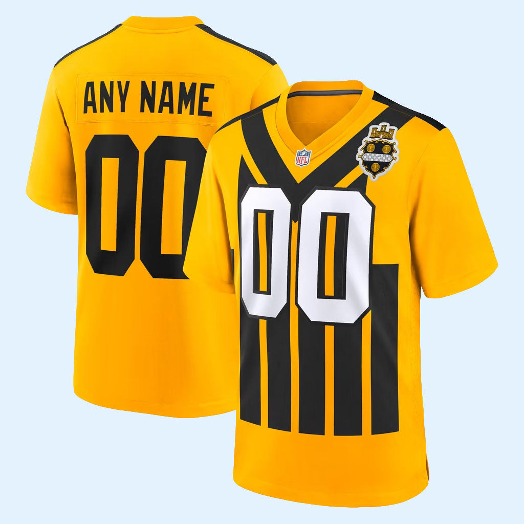 Custom Pittsburgh Steelers Merch 2026 Steelers Alternate 1933 Throwback Game Jersey Fan Gifts