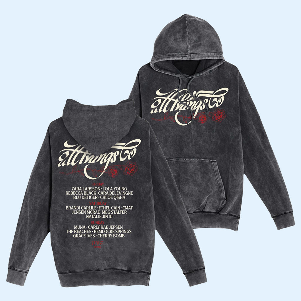 All Things Go Festival Merch 2026 NYC Signature Lineup Hoodie Presents Music Lovers