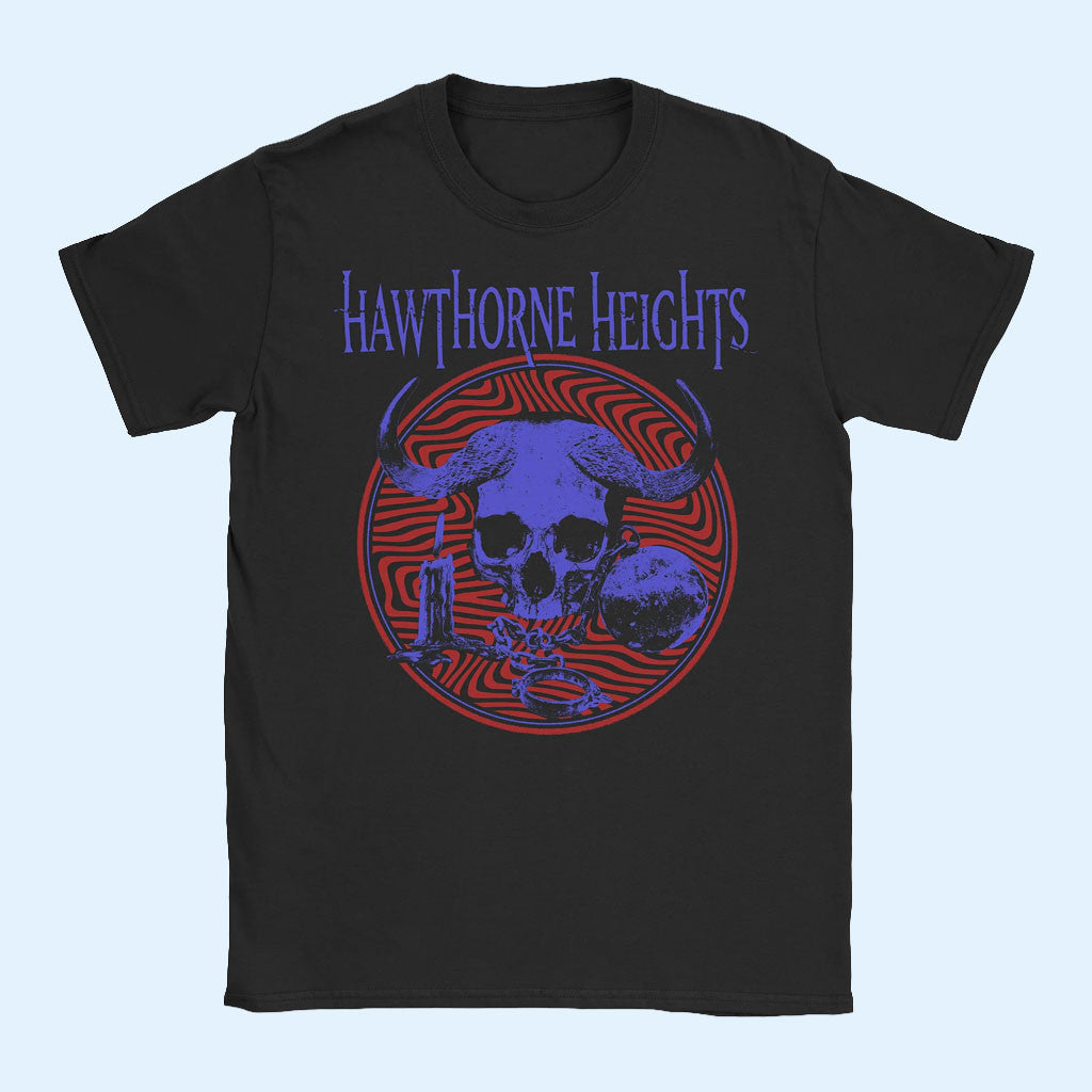 Hawthorne Heights Merch 2026 Darkside T-Shirt Black Gift For Rock Band Fans