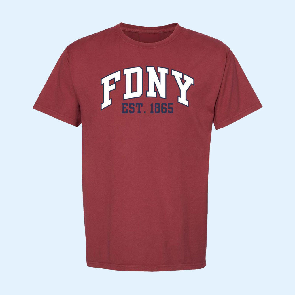 FDNY Merch 2026 College T-Shirt FDNY Shirt Best Gifts For Firefighter