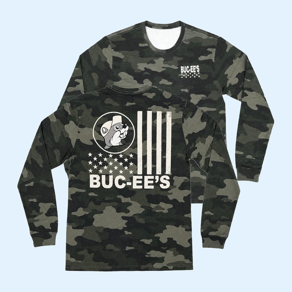 Buc Ee's Merch 2026 Buc Ee's Camo Long Sleeve Shirt Gifts Ideas For Friends