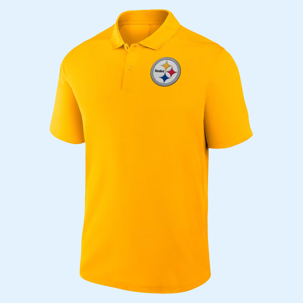 Pittsburgh Steelers Merch 2026 Steelers Heritage Roots Victory Polo Shirt Gift For Football Fan