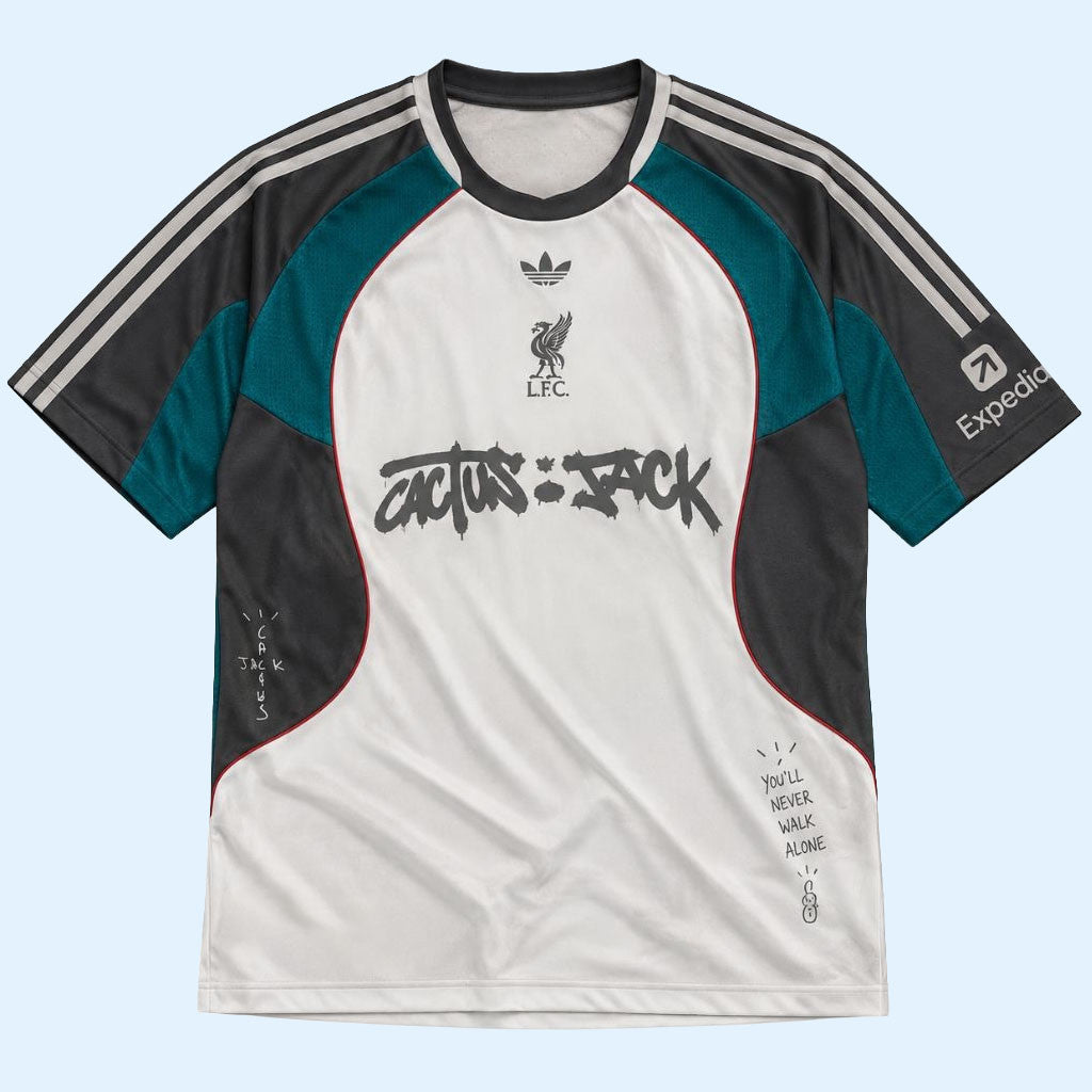 Cactus Jack X Liverpool FC Merch 2026 LFC Teamgeist Retro Jersey Shirt Gift For Soccer Lovers
