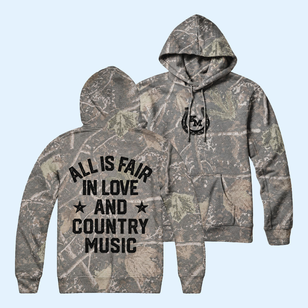 Kylie Morgan Merch 2026 All Is Fair In Love And Country Music Camo Hoodie Gift For Music Lovers