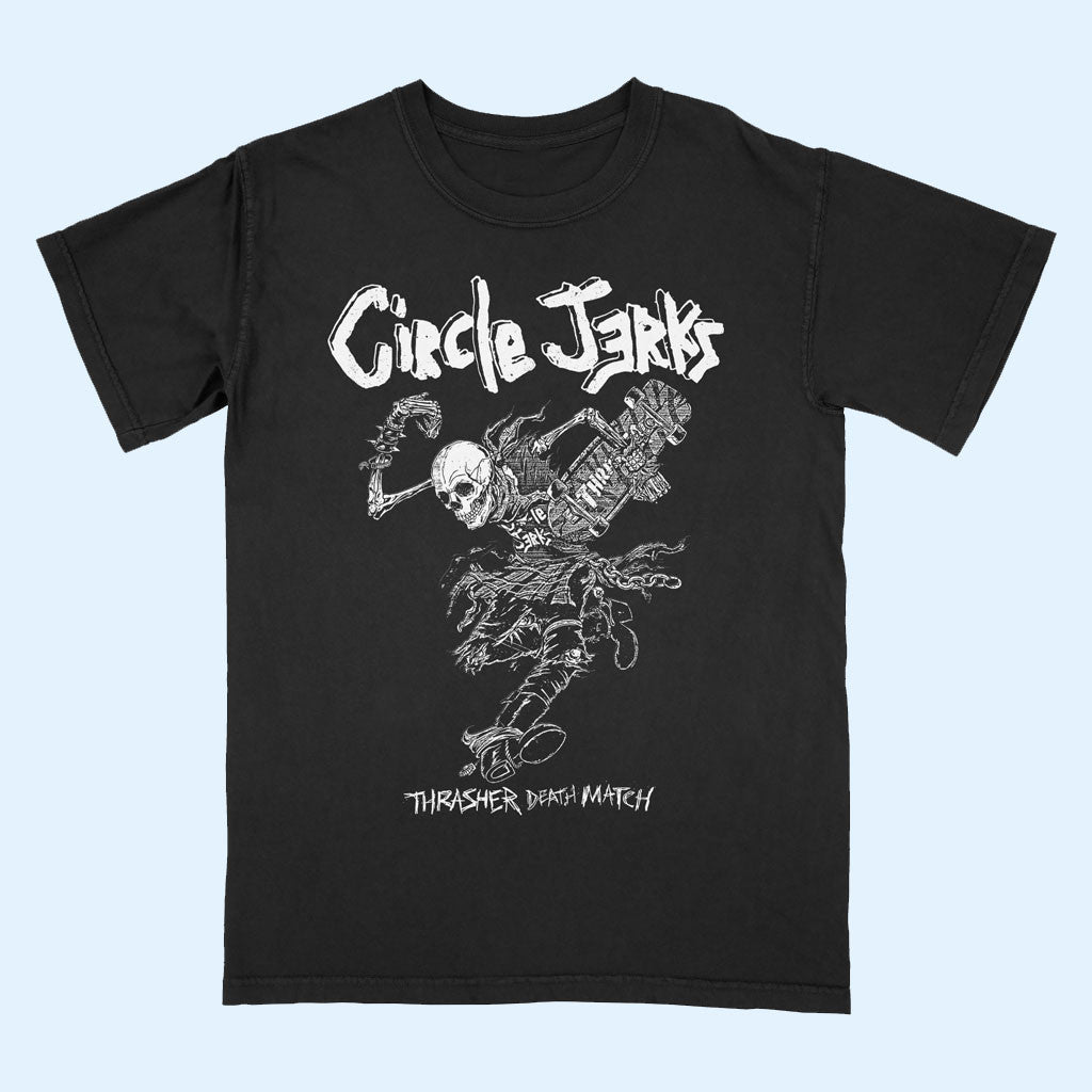 Circle Jerks Merch 2026 Thrasher Death Match T-Shirt Best Gift For Band Fans