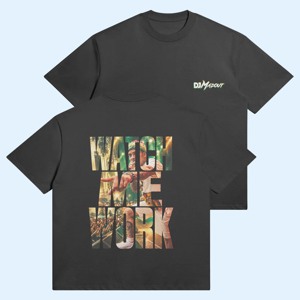 DJ Madout Merch 2026 Watch Me Work T-Shirt Music Concert Outfits Gift For DJ Fans