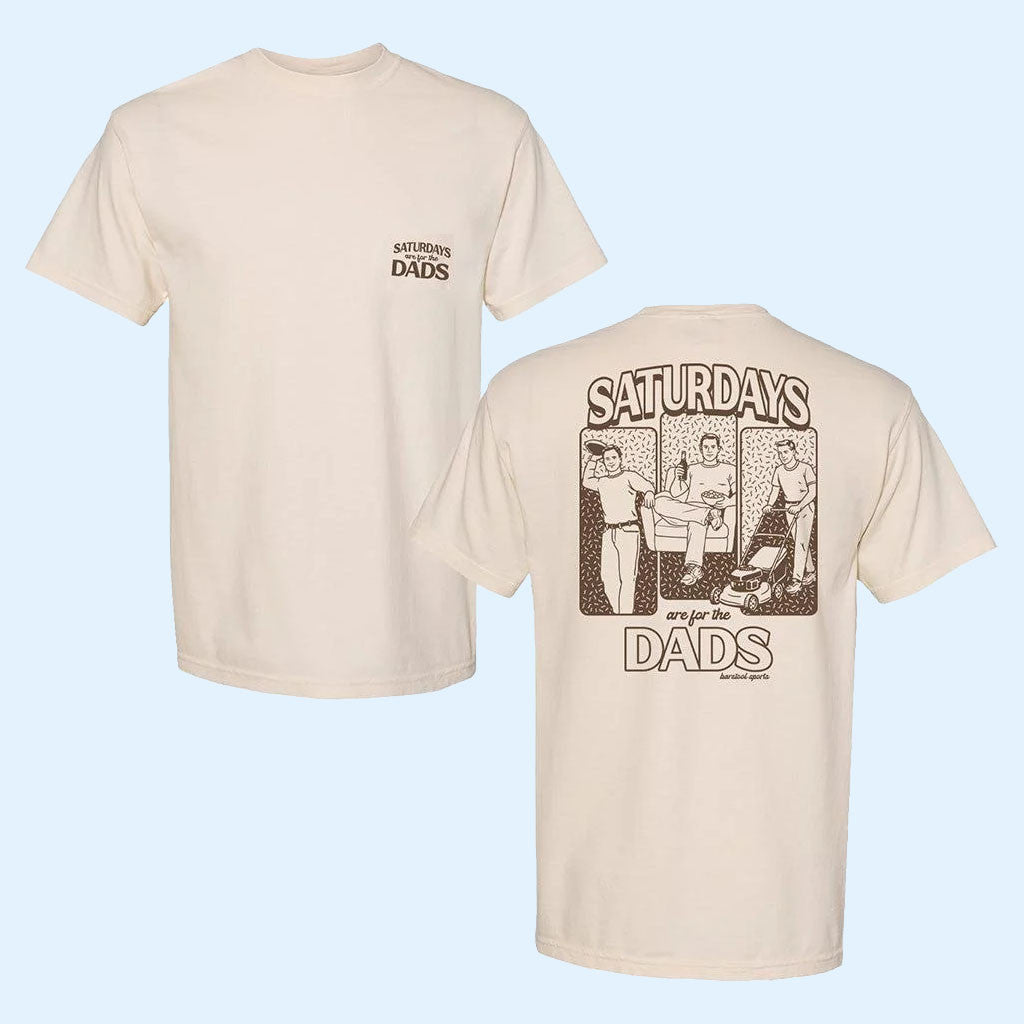 Saturdays Are For The Dads Weekend T-Shirt Game Day Shirt Gifts Ideas For Football Fans