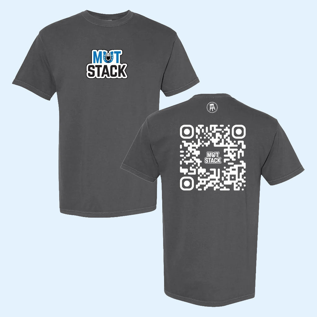 MutStack QR T-Shirt MutStack Podcast Merch Best Gift For Brothers