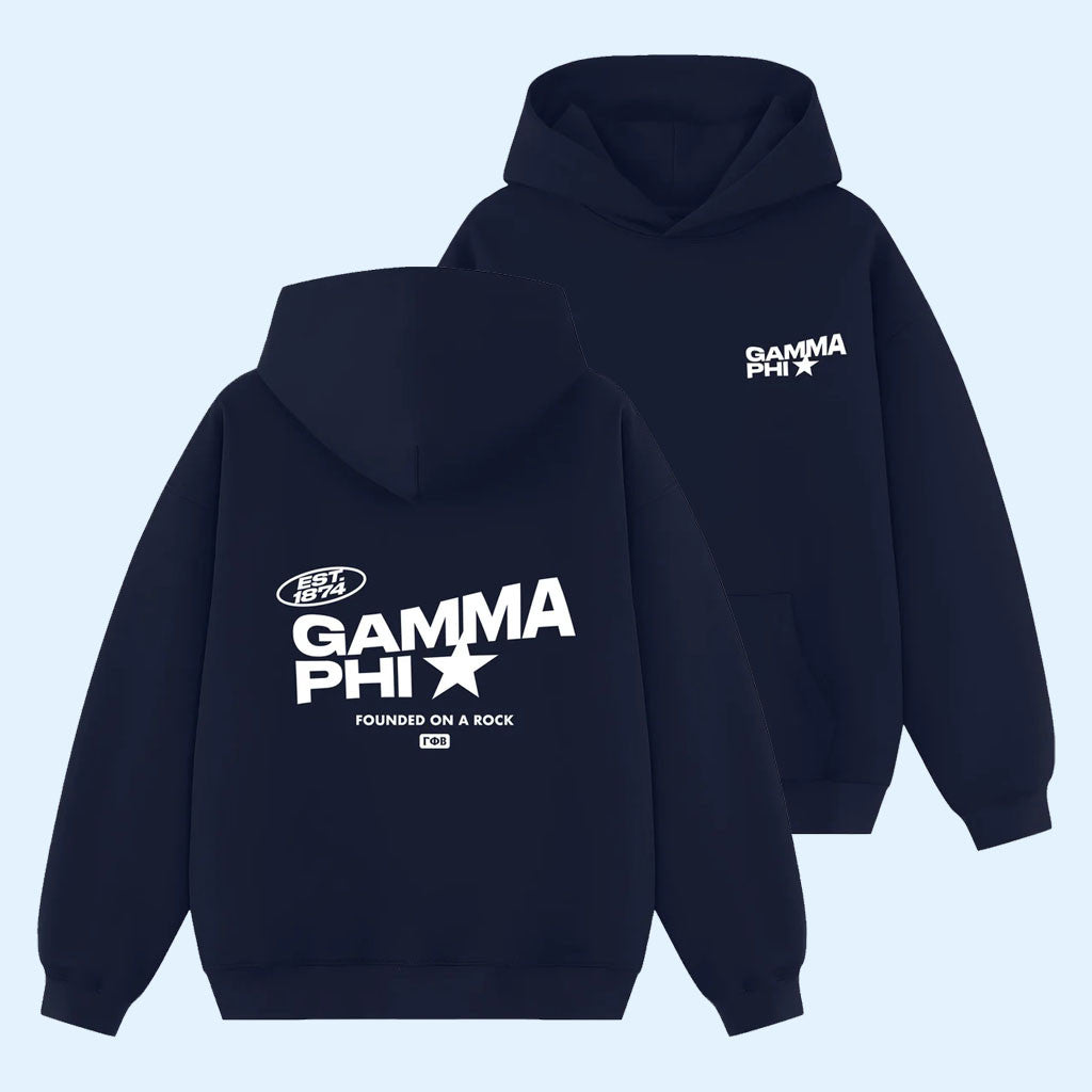 Gamma Phi Beta Merch 2026 Upon A Star Sorority Hoodie Gift Ideas For Members