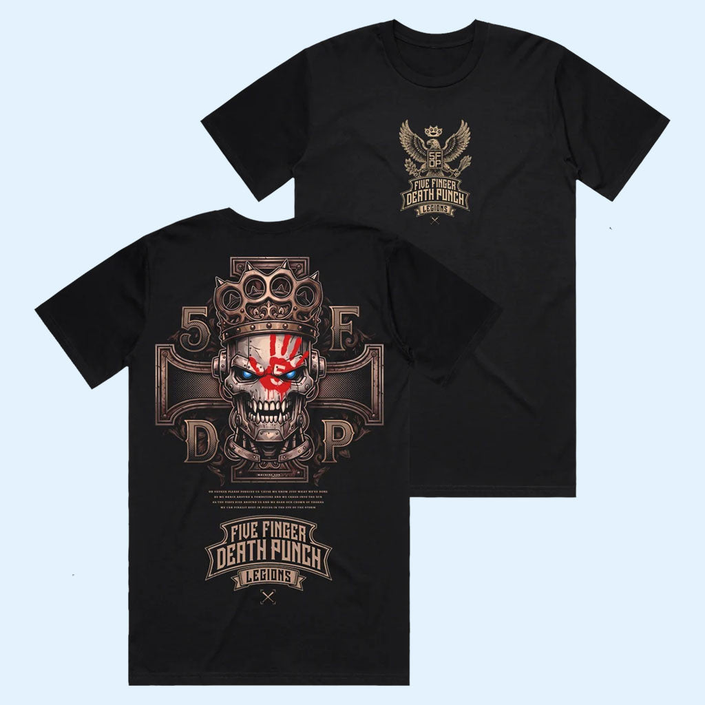 Five Finger Death Punch Merch 2026 Machine God T-Shirt 5FDP Legions Shirt Gift For Music Fans