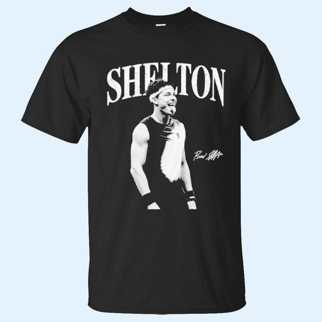 Ben Shelton Tennis T-Shirt Signature US Open Ben Shelton Merch Gift For Tennis Lovers
