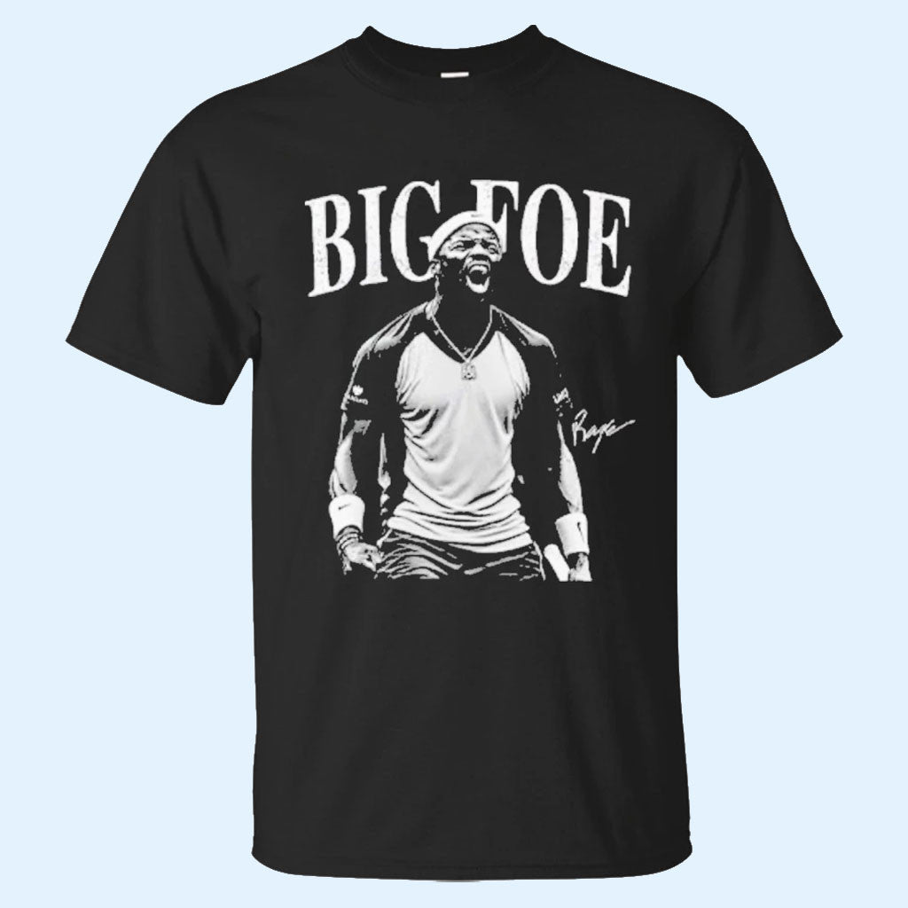Big Foe Tennis T-Shirt Signature US Open Frances Tiafoe Merch Best Gift For Tennis Lovers